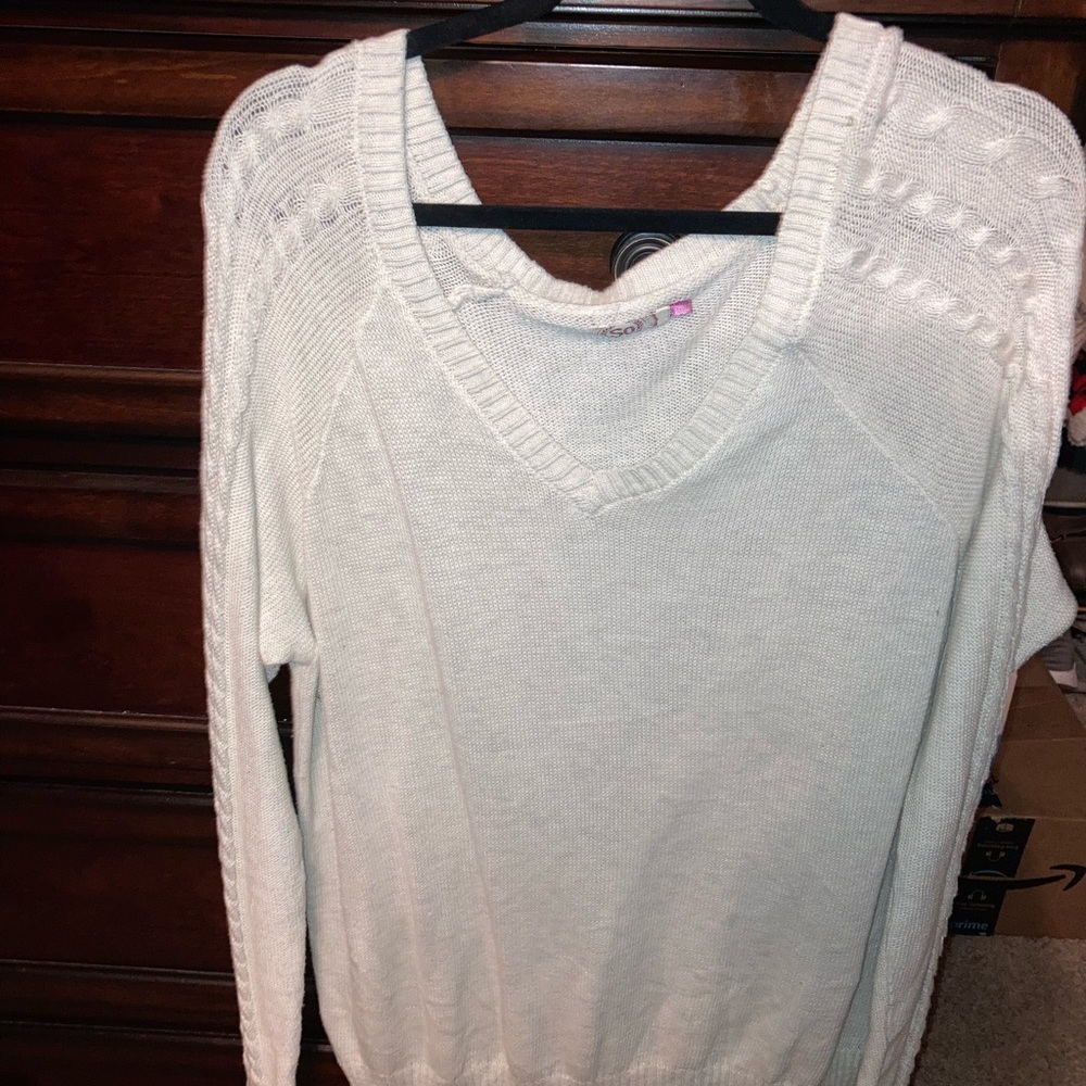 Cream sweater